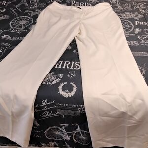 White House Black Market Elegant White Trousers